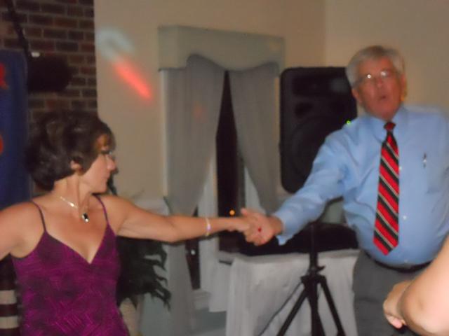 Sharon and mike Schaefer had the dance floor to themselves!